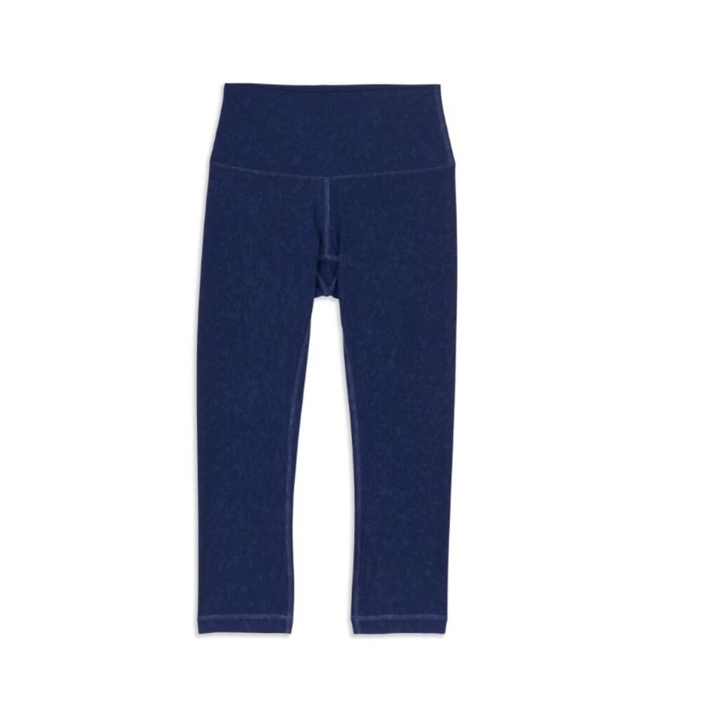 Wunder Under Crop High Rise 21"-Indigo Spray Mineral Blue